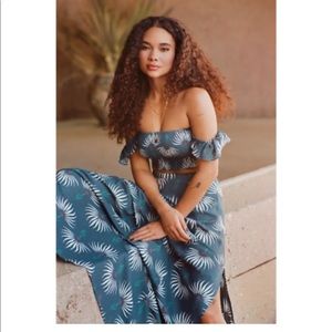 Lulu’s Trancoso two piece dress in blue- never worn